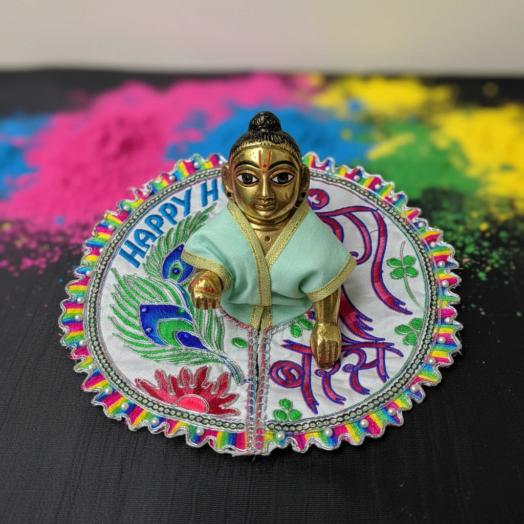 Ladoo Gopal Ji Holi Poshak – Celebrating Faith Through Colors
