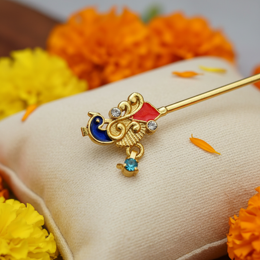 Colorful Enamel Krishna Basuri | Premium Ladoo Gopal Accessory