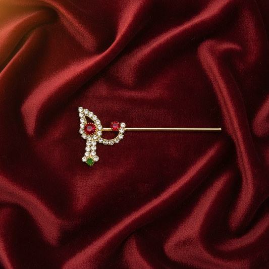 Shining Stone Krishna Basuri | Divine Ladoo Gopal Accessory