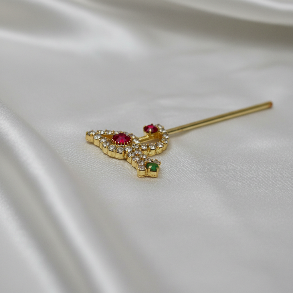 Shining Stone Krishna Basuri | Divine Ladoo Gopal Accessory