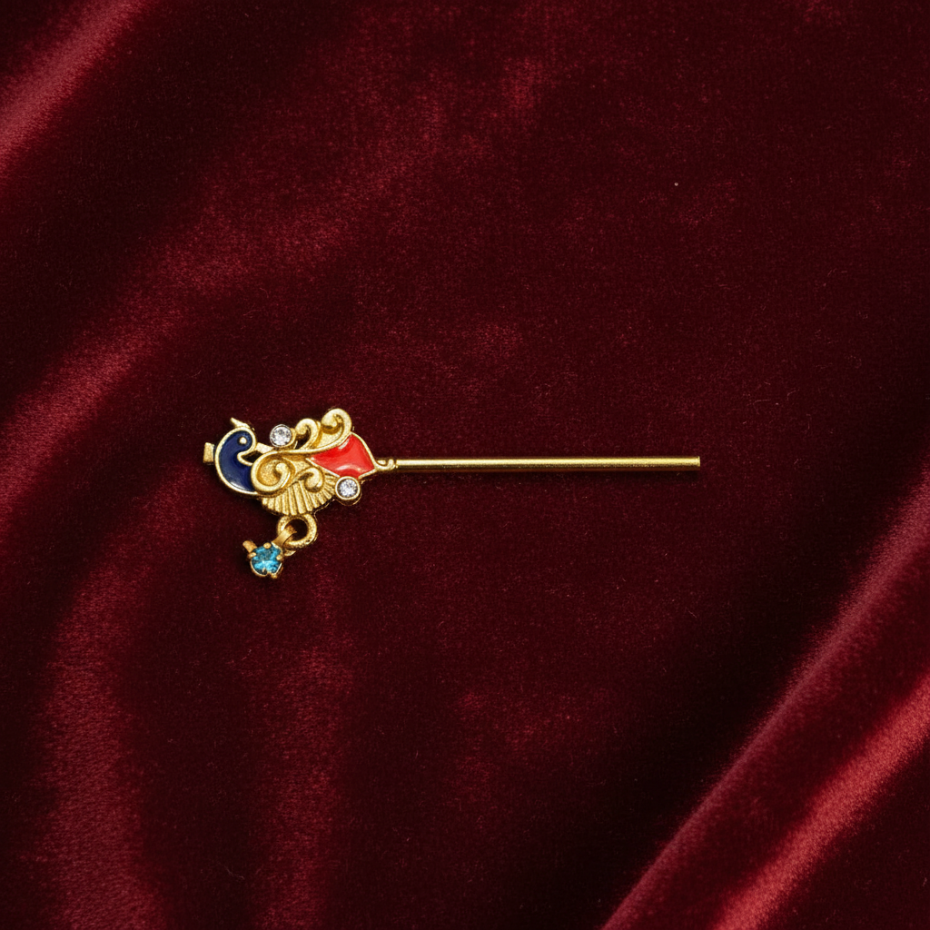 Colorful Enamel Krishna Basuri | Premium Ladoo Gopal Accessory