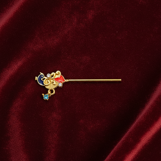 Colorful Enamel Krishna Basuri | Premium Ladoo Gopal Accessory