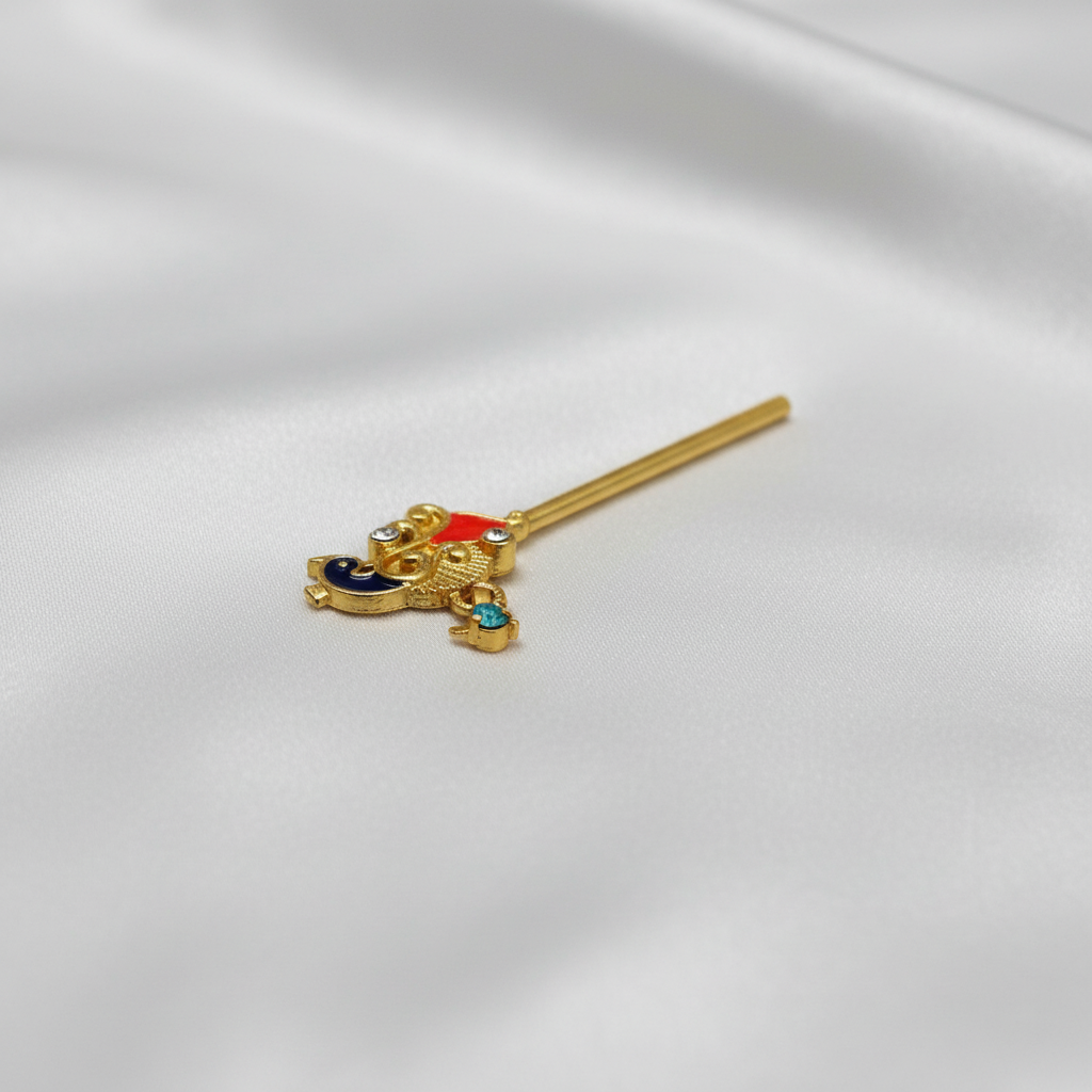 Colorful Enamel Krishna Basuri | Premium Ladoo Gopal Accessory